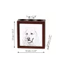 Pyrenean Mountain Dog, Great Pyrenees, Pyrenean Shepherd - pen holder with a dog, desk organizer with a print, personalized desk decoration from the Art-Dog brand.