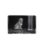 Pyrenean Sheepdog, Labri, Pyrenees Sheepdog - Pen stand, crystal organiser with dog photo, unique desk decoration by Art-Dog brand