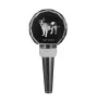 Rat Terrier, Ratting Terrier, Decker Giant - Crystal bottle stopper, unique wine stopper with photo, personalised gift for sommelier by Art-Dog brand