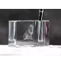 Owczarek pirenejski penholder kryształowy z psem Art-Dog