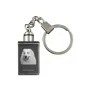 Pyrenean Mountain Dog, Great Pyrenees, Pyrenean Shepherd - Crystal key ring with dog photo, illuminated key ring, unique gift by Art-Dog brand