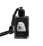 Pyrenean Mountain Dog, Great Pyrenees, Pyrenean Shepherd - Crystal key ring with dog photo, illuminated key ring, unique gift by Art-Dog brand
