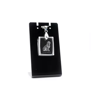 Chien de berger des Pyrénées - Pendentif chien en cristal, collier photo, bijoux uniques par Art-Dog