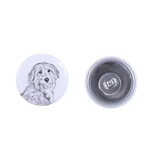 Chien de berger des Pyrénées I - boucles d'oreilles uniques avec un chien, votre animal de compagnie sur un porte-clés, marque propre Art-Dog