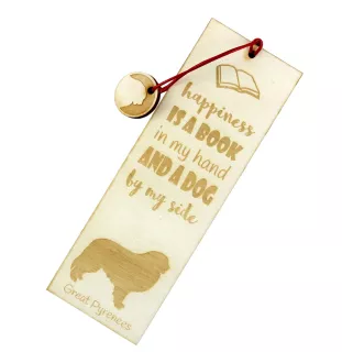Pyrenäenberghund, Patou - Lesezeichen mit Hund, personalisiertes Lesezeichen, Hundeaccessoire für Leser der Marke Art-Dog