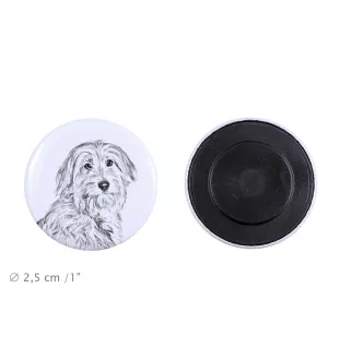 Pyrenaen-Hutehund, Pyrenäenschäferhund I Magnet mit einem Hundepfotenabdruck, außergewöhnlich leicht, starker Magnet, handgefertigtes Produkt der Marke Art-Dog