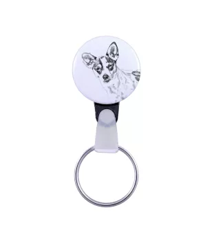 Rat Terrier - porte-clés avec l'image d'un chien, pendentif avec la propre graphique de la marque Art-Dog