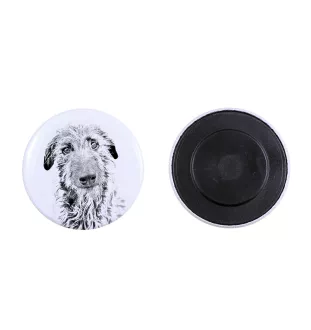Pyrenean Sheepdog, Labri, Pyrenees Sheepdog - magnet with a dog's pupil, exceptionally light, strong magnet, handmade product by the Art-Dog brand