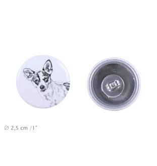 Rat Terrier - einzigartige Hund-Ohrringe, Ihr Haustier als Schlüsselanhänger, Eigenmarke Art-Dog