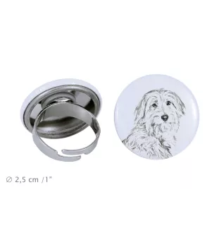 Chien de berger des Pyrénées I - bijoux pour femmes avec l'image d'un chien, produit fait à la main, possibilité d'ajouter sa propre photo, marque Art-Dog
