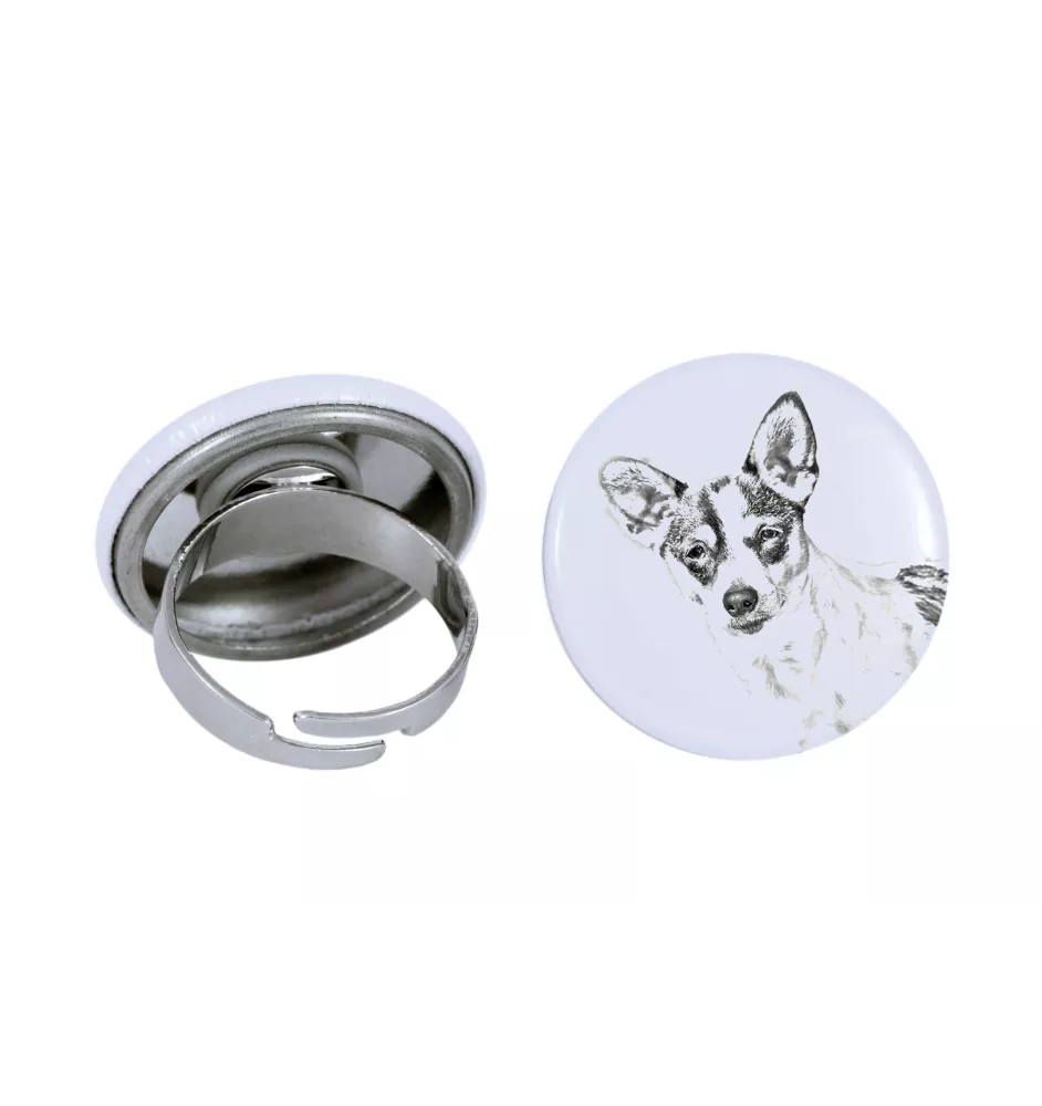 Rat Terrier, Ratting Terrier, Decker Giant - women's jewelry with a dog portrait, handmade product, possibility to add your own photo, Art-Dog brand