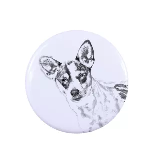 Rat Terrier - bijoux pour femmes avec l'image d'un chien, produit fait à la main, possibilité d'ajouter sa propre photo, marque Art-Dog