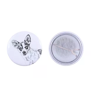 Rat Terrier przypinka z psem mała Art-Dog