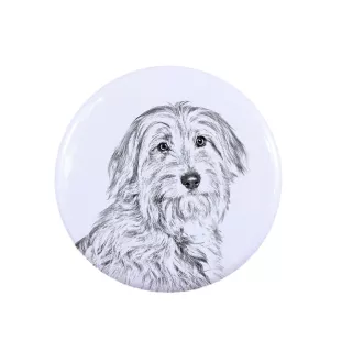 Pyrenean Sheepdog, Labri, Pyrenees Sheepdog I - pin with your dog, add your own photo, Art-Dog brand