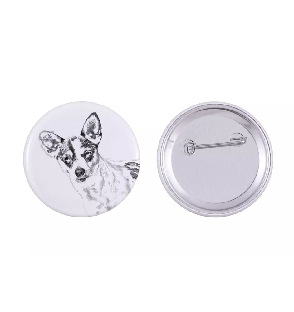 Rat Terrier - badge avec votre chien, ajoutez votre propre photo, marque Art-Dog