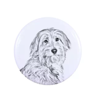 Pyrenaen-Hutehund, Pyrenäenschäferhund I Magnet mit einem Hundepfotenabdruck, außergewöhnlich leicht, starker Magnet, handgefertigtes Produkt der Marke Art-Dog