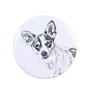 Rat Terrier - Anstecknadel mit Ihrem Hund, fügen Sie Ihr eigenes Foto hinzu, Marke Art-Dog