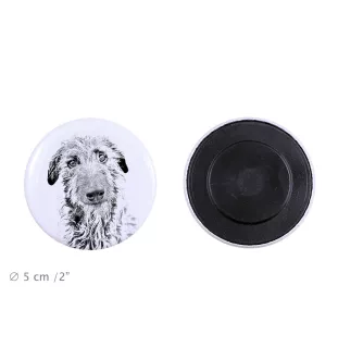 Pyrenean Sheepdog, Labri, Pyrenees Sheepdog - magnet with a dog's pupil, exceptionally light, strong magnet, handmade product by the Art-Dog brand