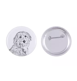 Pyrenaen-Hutehund, Pyrenäenschäferhund I - Anstecknadel mit Ihrem Hund, fügen Sie Ihr eigenes Foto hinzu, Marke Art-Dog