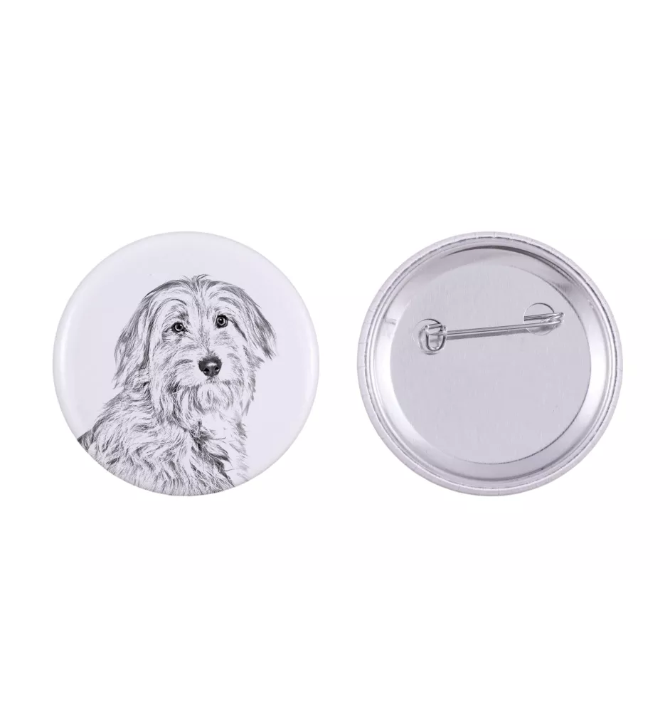 Chien de berger des Pyrénées I - badge avec votre chien, ajoutez votre propre photo, marque Art-Dog