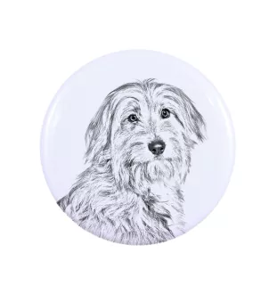 Chien de berger des Pyrénées I - badge avec votre chien, ajoutez votre propre photo, marque Art-Dog
