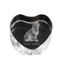 Owczarek pirenejski serce kryształowe z psem Art-Dog