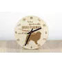 Pyrenean Mountain Dog, Great Pyrenees, Pyrenean Shepherd - clock with a dog, wooden clock, wall clock for dog lovers, clock for desk and shelf, Art-Dog