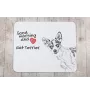 Rat Terrier, Ratting Terrier, Decker Giant - mouse pad with print, personalized dog-themed mouse pad, unique gadget for an office worker by Art-Dog brand