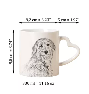 Owczarek pirenejski I kubek z psem good morning serce Art-Dog