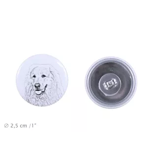 Chien de montagne des Pyrénées, Pastou, Patou - boucles d'oreilles uniques avec un chien, votre animal de compagnie sur un porte-clés, marque propre Art-Dog