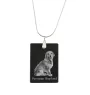 Pyrenaen-Hutehund, Pyrenäenschäferhund - Kristallanhänger mit Hund, Silberhalskette mit Foto, personalisierter Anhänger der Marke Art-Dog