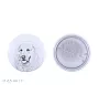 Pyrenean Mountain Dog, Great Pyrenees, Pyrenean Shepherd - pin with your dog, add your own photo, Art-Dog brand