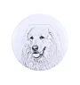 Pyrenean Mountain Dog, Great Pyrenees, Pyrenean Shepherd - pin with your dog, add your own photo, Art-Dog brand