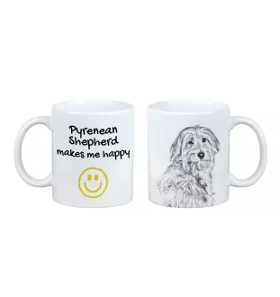 Pyrenean Sheepdog, Labri, Pyrenees Sheepdog I - cup with a dog, cheerful cup for a dog lover, personalized gift from the Art-Dog brand