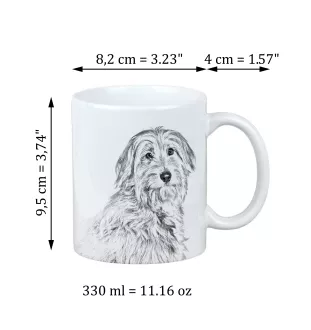 Pyrenean Sheepdog, Labri, Pyrenees Sheepdog I - cup with a dog, cheerful cup for a dog lover, personalized gift from the Art-Dog brand