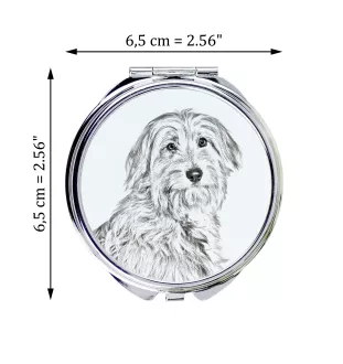 Owczarek pirenejski I lusterko ze zdjęciem psa Art-Dog