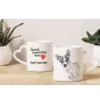 Rat Terrier, Ratting Terrier, Decker Giant - cup with a dog, adorable cup with a heart-shaped handle, universal gift from the Art-Dog brand