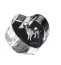 Rat Terrier - une photo de chien dans un cristal, un cœur en cristal, un cadre photo exceptionnel de la marque Art-Dog