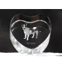 Rat Terrier serce kryształowe z psem Art-Dog