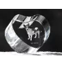 Rat Terrier - une photo de chien dans un cristal, un cœur en cristal, un cadre photo exceptionnel de la marque Art-Dog