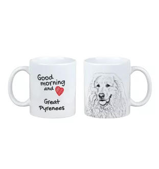 Pyrenean Mountain Dog, Great Pyrenees, Pyrenean Shepherd - cup with a dog, cup with a photo, personalized gift from the Art-Dog brand