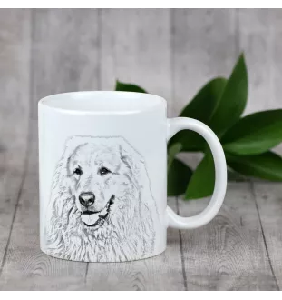 Pyrenean Mountain Dog, Great Pyrenees, Pyrenean Shepherd - cup with a dog, cup with a photo, personalized gift from the Art-Dog brand