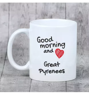 Pirenejski pies górski kubek z psem good morning Art-Dog