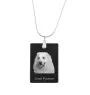 Chien de montagne des Pyrénées, Pastou, Patou - Pendentif en cristal avec chien, collier en argent avec photo, pendentif personnalisé par la marque Art-Dog