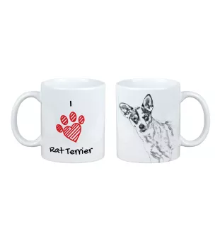 Rat Terrier - Tasse mit Hund, entzückende Tasse mit Grafik, Geschenk mit Ihrem Foto von der Marke Art-Dog