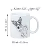 Rat Terrier, Ratting Terrier, Decker Giant - cup with a dog, cute cup with graphics, a gift with your photo from the Art-Dog brand