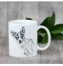 Rat Terrier, Ratting Terrier, Decker Giant - cup with a dog, cute cup with graphics, a gift with your photo from the Art-Dog brand