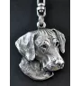 Chien de Rhodésie à crête dorsale, Rhodesian ridgeback - Porte-clés argenté avec chien, décoration de sac à main, pendentif de sac à dos par la marque Art-Dog