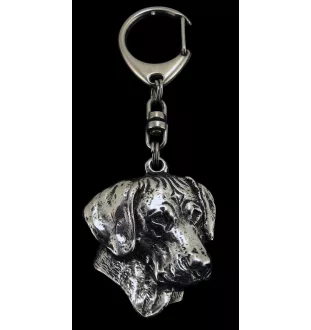 Chien de Rhodésie à crête dorsale, Rhodesian ridgeback - Porte-clés argenté avec chien, décoration de sac à main, pendentif de sac à dos par la marque Art-Dog
