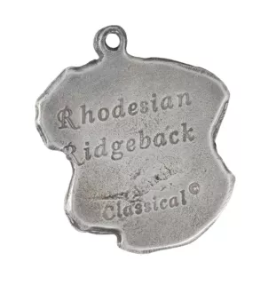 Rhodesian Ridgeback - Versilberte Hund Anhänger, Handtasche Dekoration, Rucksack-Anhänger von Art-Dog Marke